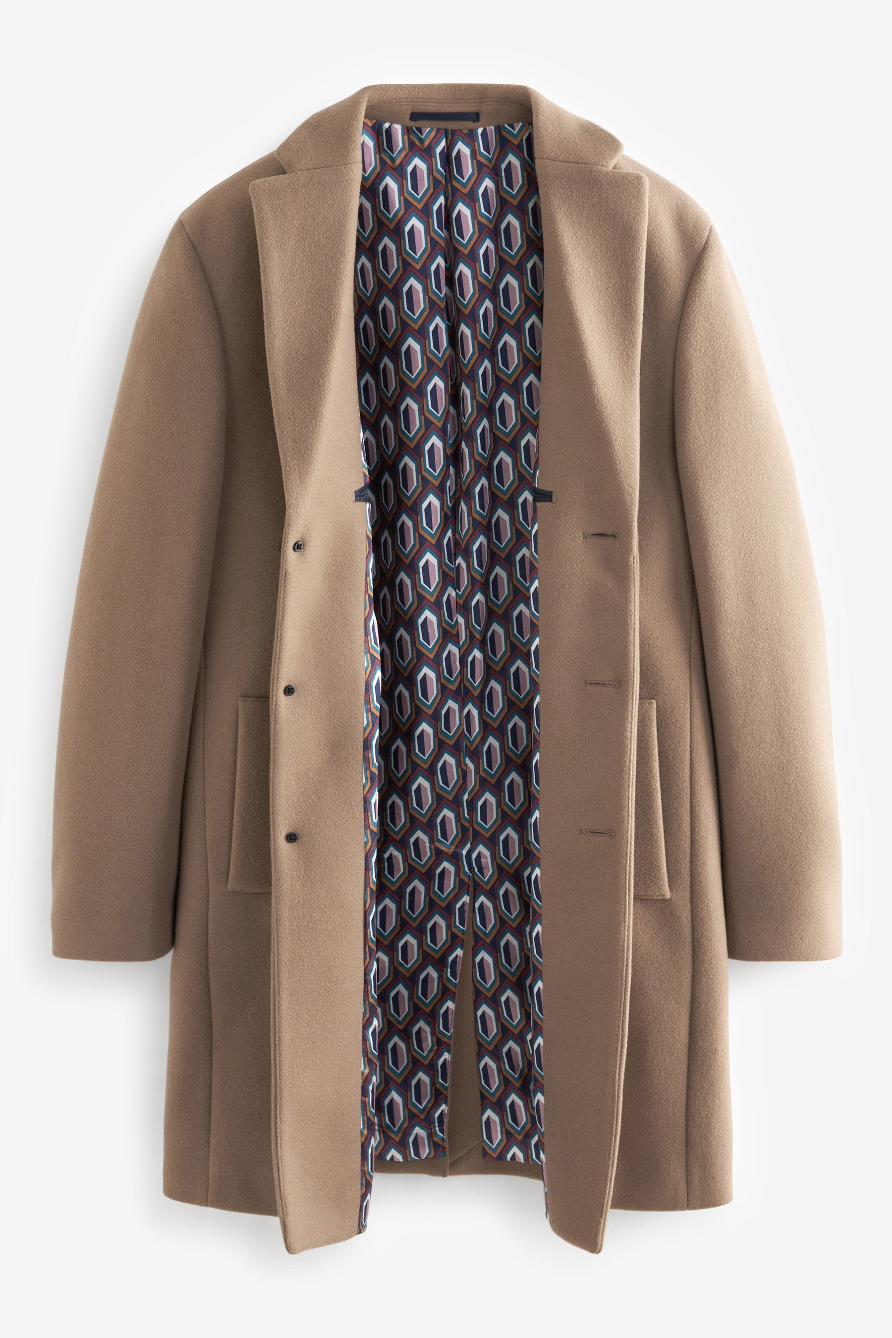 Stone overcoat top