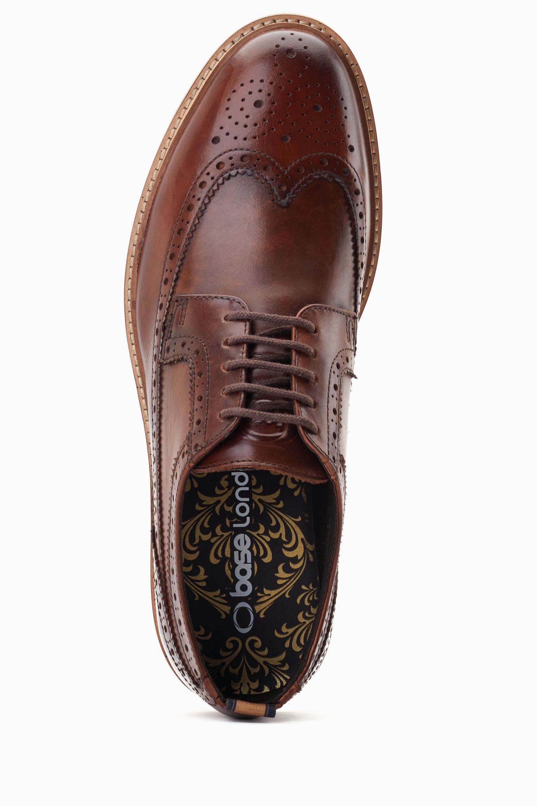 Base London Sully Lace Up Brogue Shoes