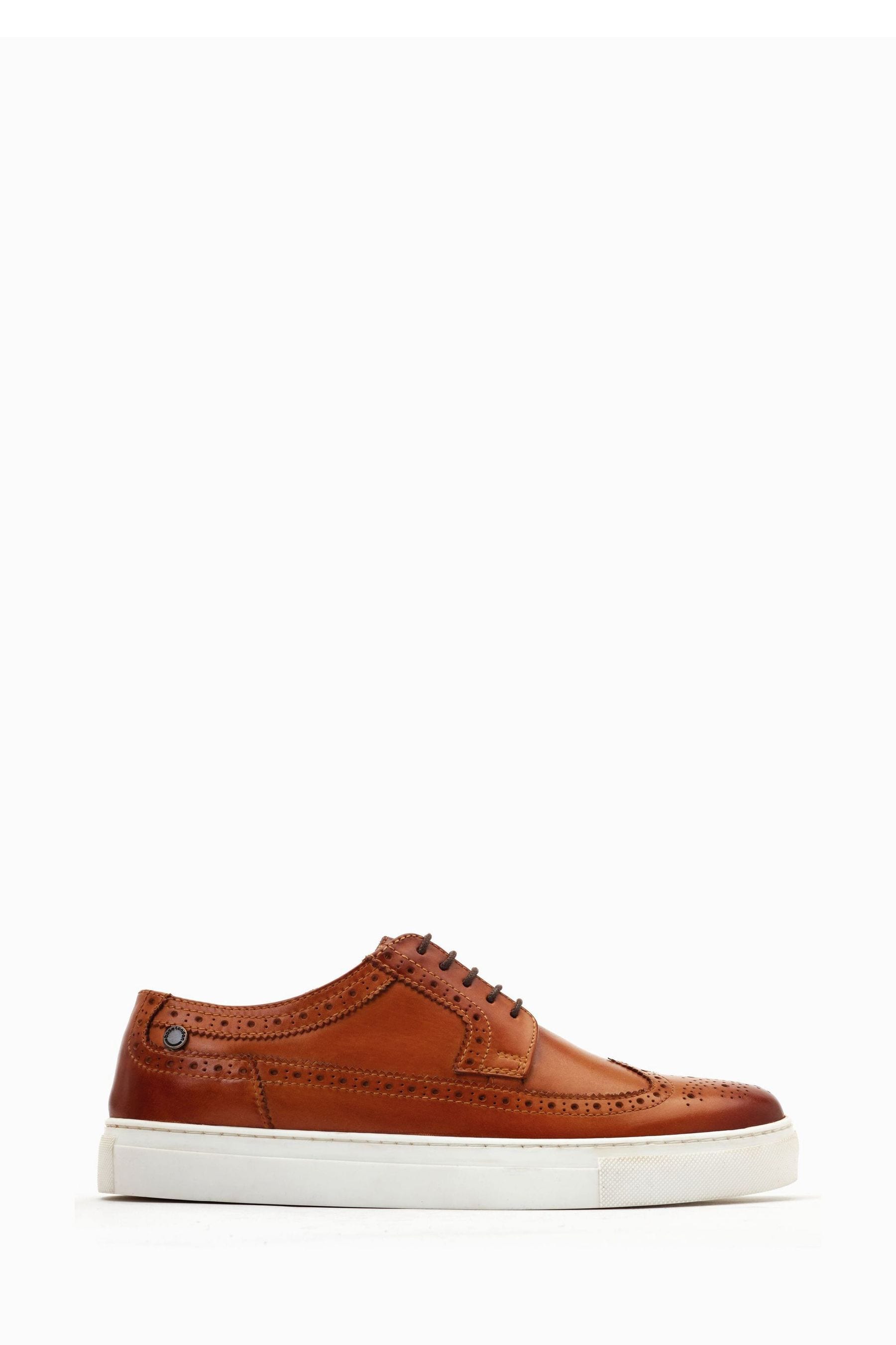 Buy Base London Mickey Lace Up Brown Brogue Trainers from Next Slovakia