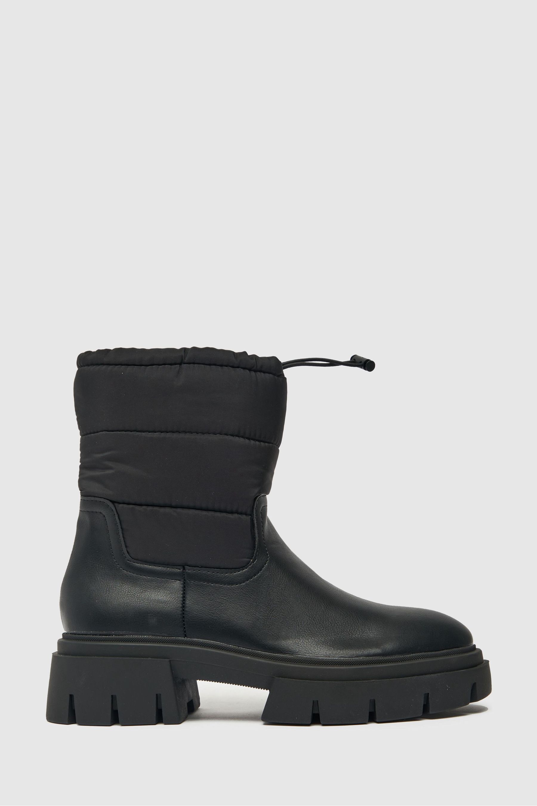 Buy Schuh Alice Black Snow Boots from Next Luxembourg