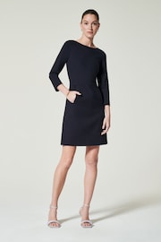 SPANX® Perfect Fit 3/4 Sleeve Smoothing A Line Dress - Image 1 of 6