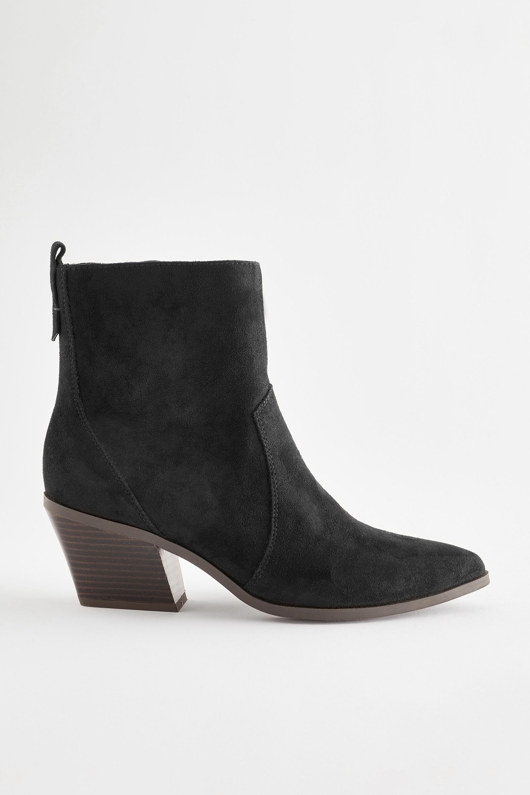 Black over the ankle boots sale