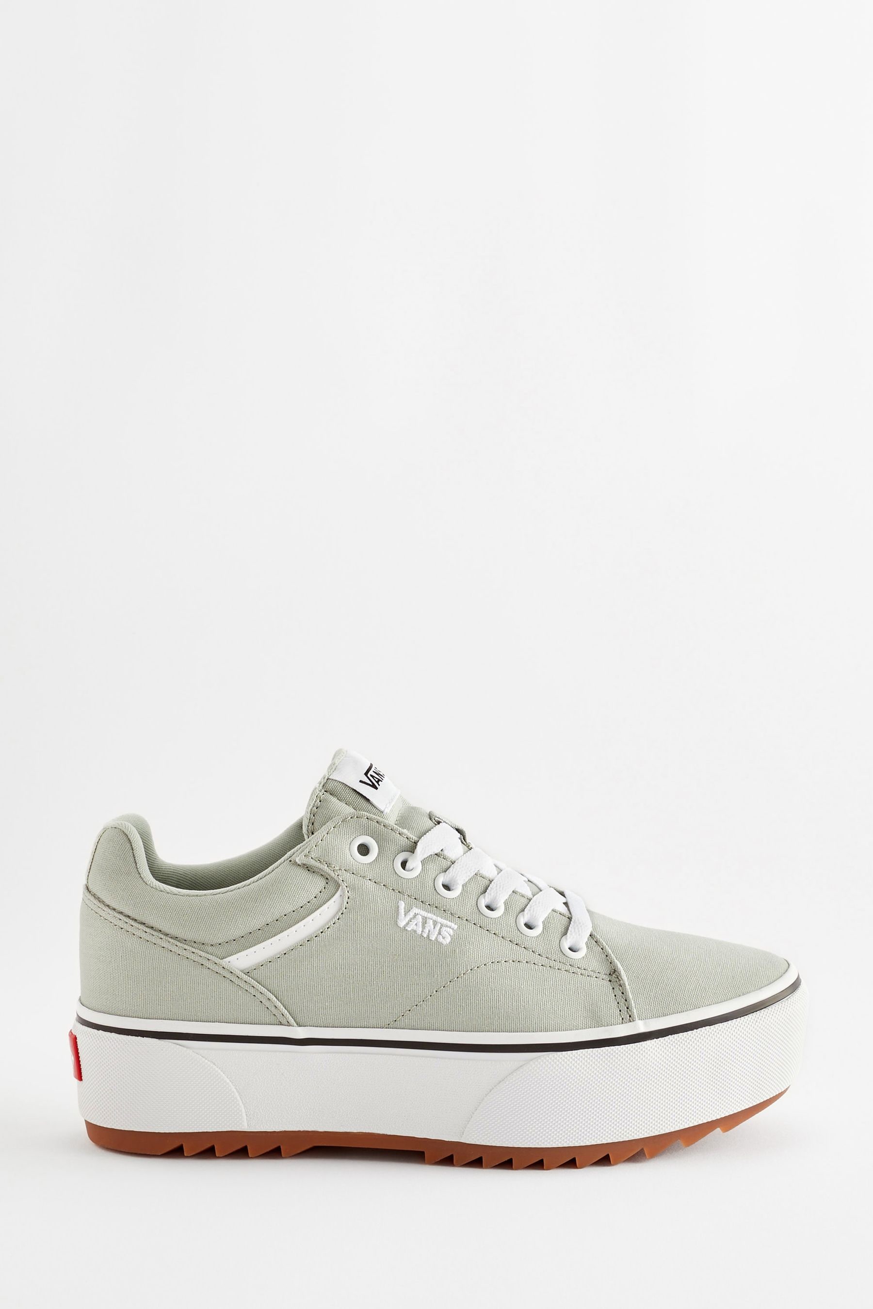 White platform vans womens discount