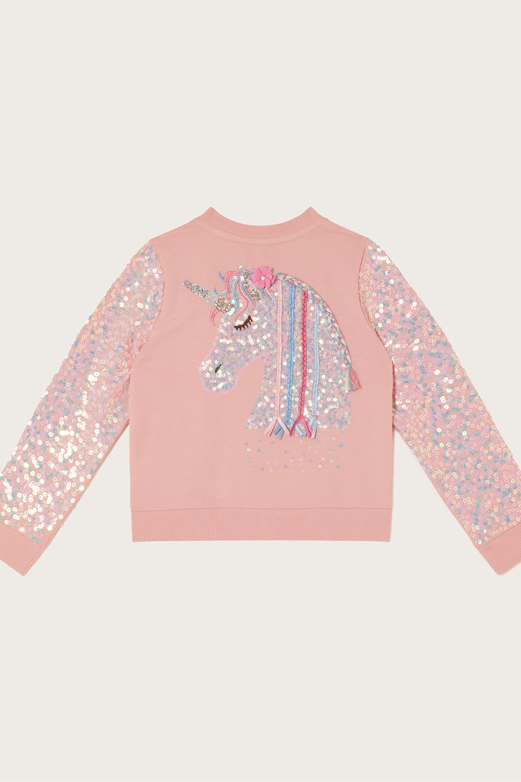 Unicorn sequin bomber jacket top