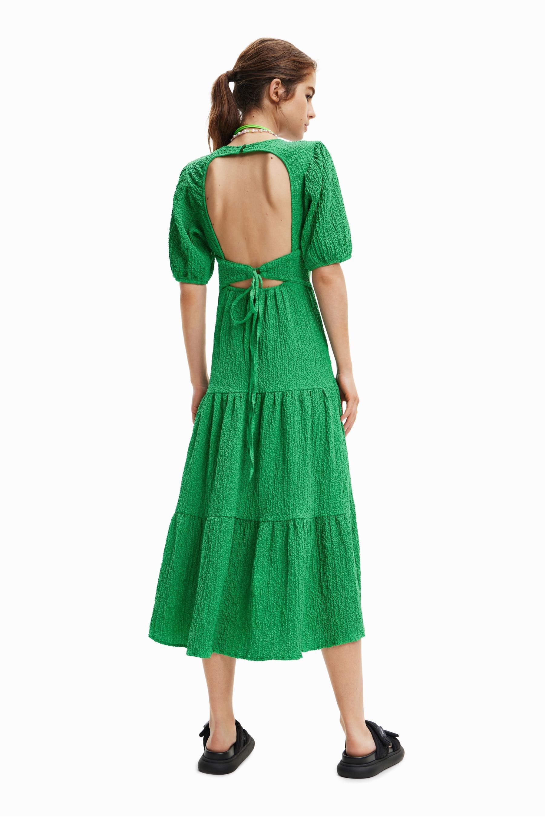 Desigual green dress hotsell