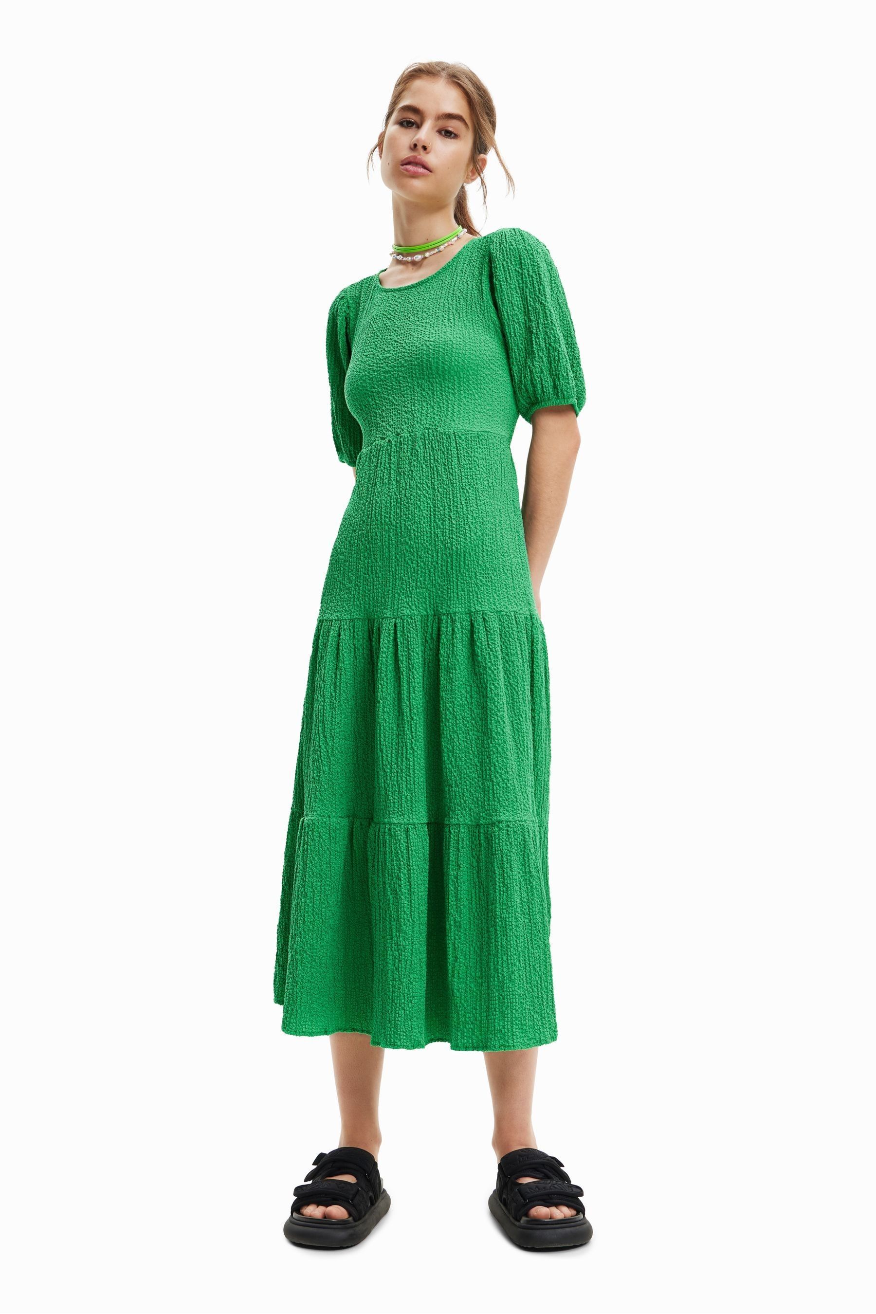 Desigual green dress discount