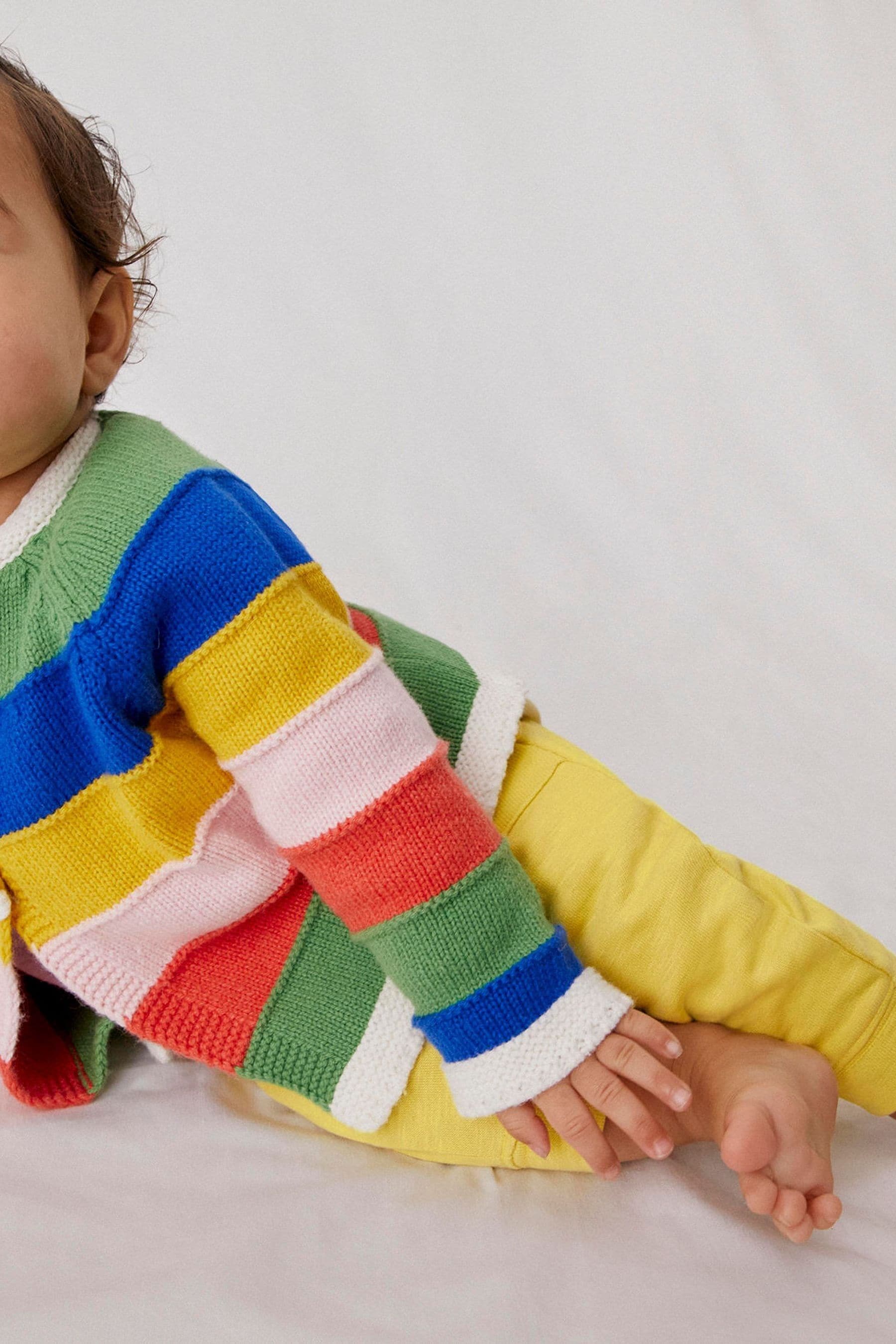 Buy Boden Pink Rainbow Cardigan from Next Luxembourg