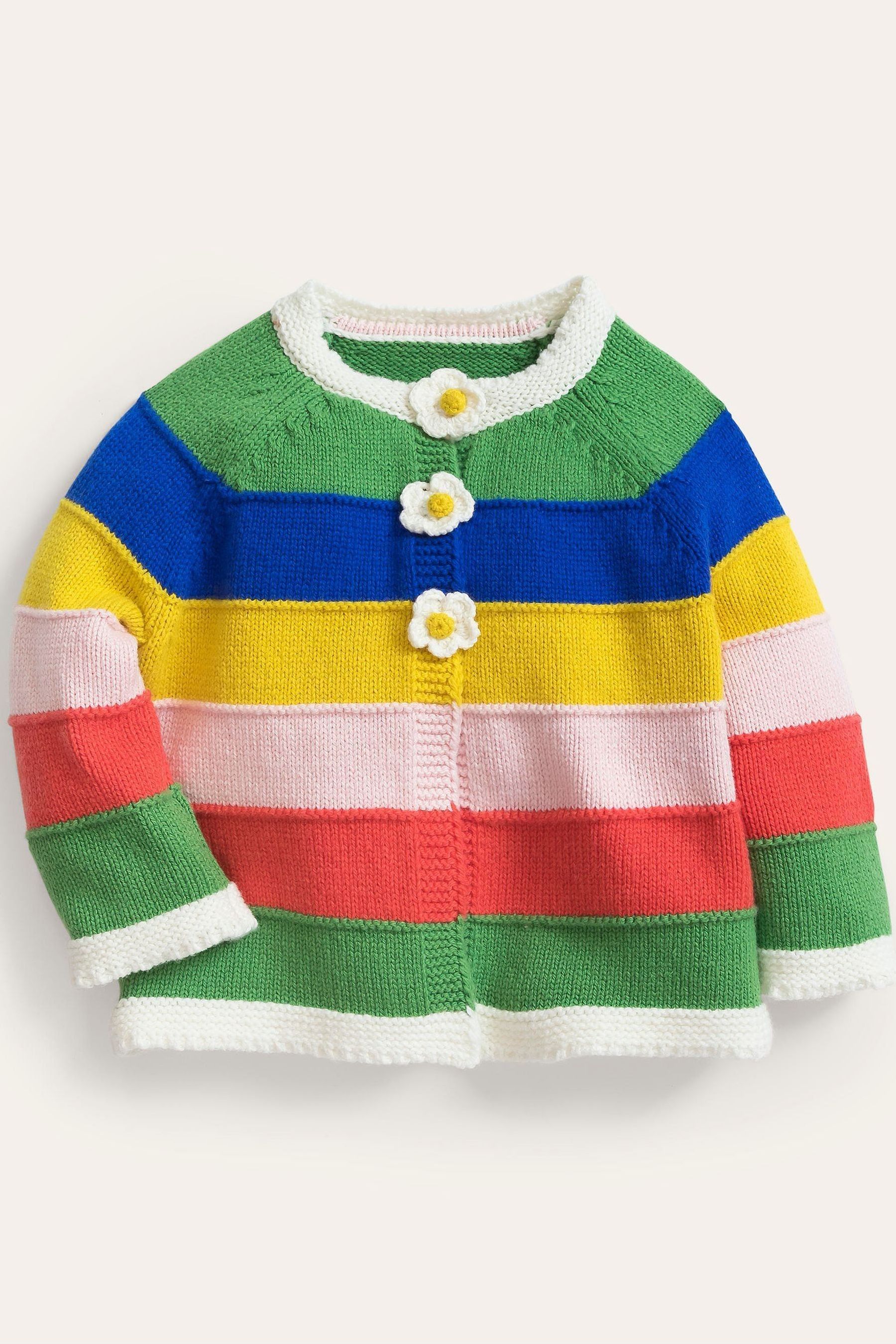 Buy Boden Pink Rainbow Cardigan from Next Luxembourg