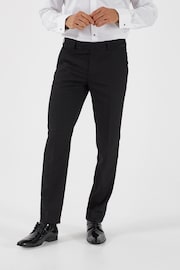 Skopes Black Tapered Fit Sinatra Suit Trousers - Image 1 of 3