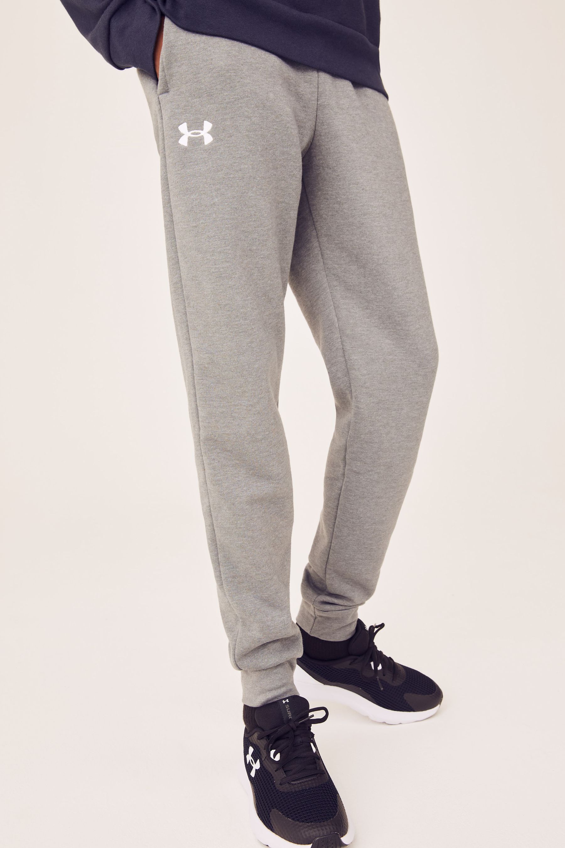 Underarmour grey joggers best sale