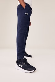 Under Armour Blue Rival Fleece Joggers - Image 3 of 6