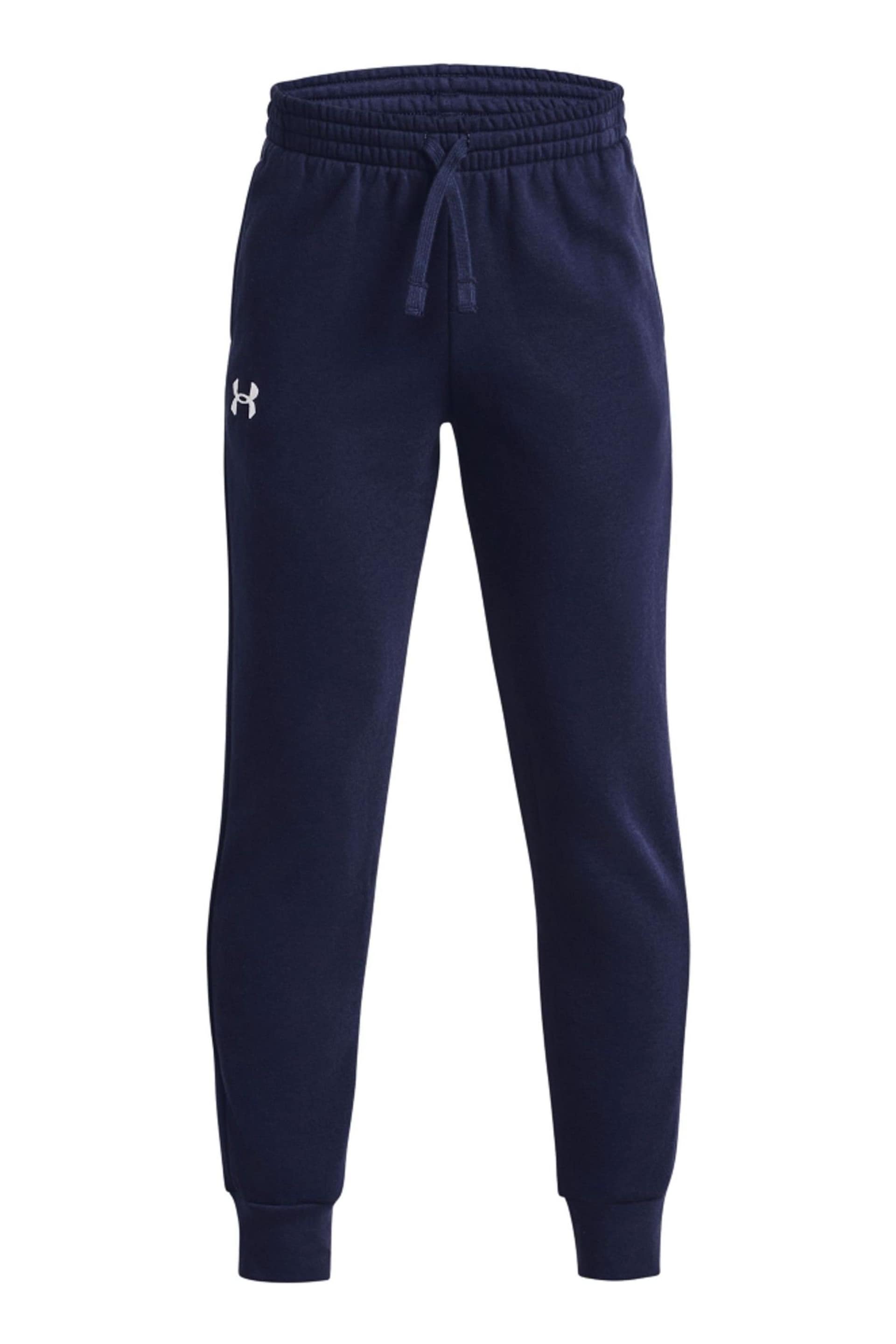 Under Armour Blue Rival Fleece Joggers - Image 5 of 6