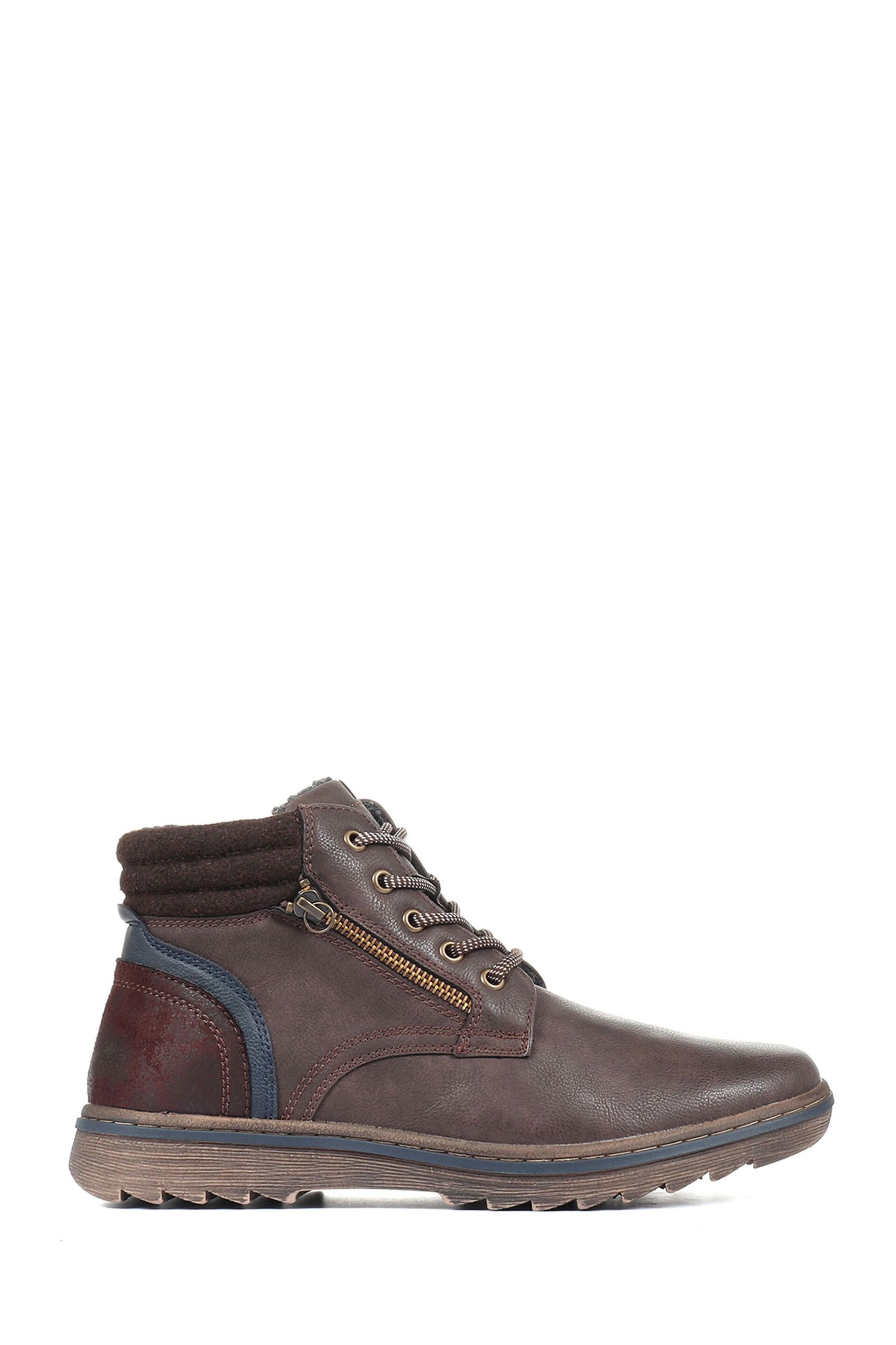 Pavers Brown Lace-Up Ankle Boots - Image 1 of 5