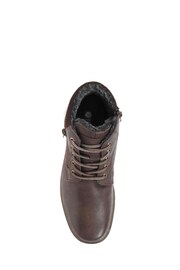 Pavers Brown Lace-Up Ankle Boots - Image 4 of 5