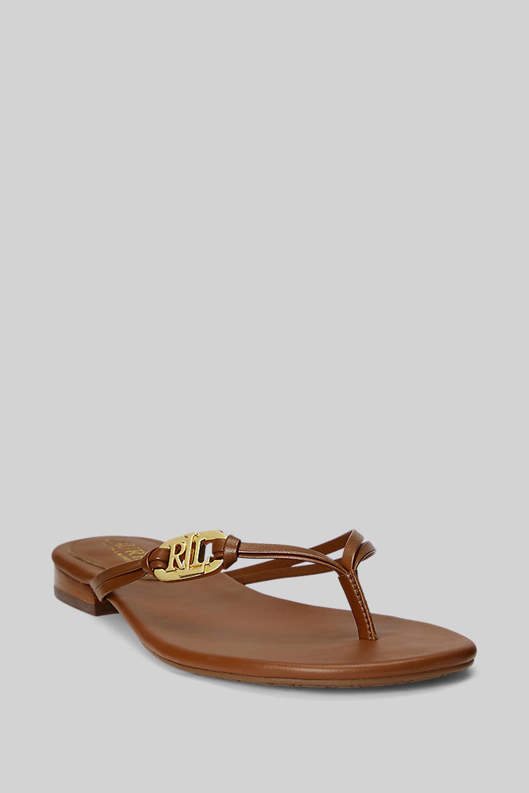 Buy Lauren Ralph Lauren Emalia Nappa Leather Flip Flops from the Next UK online shop