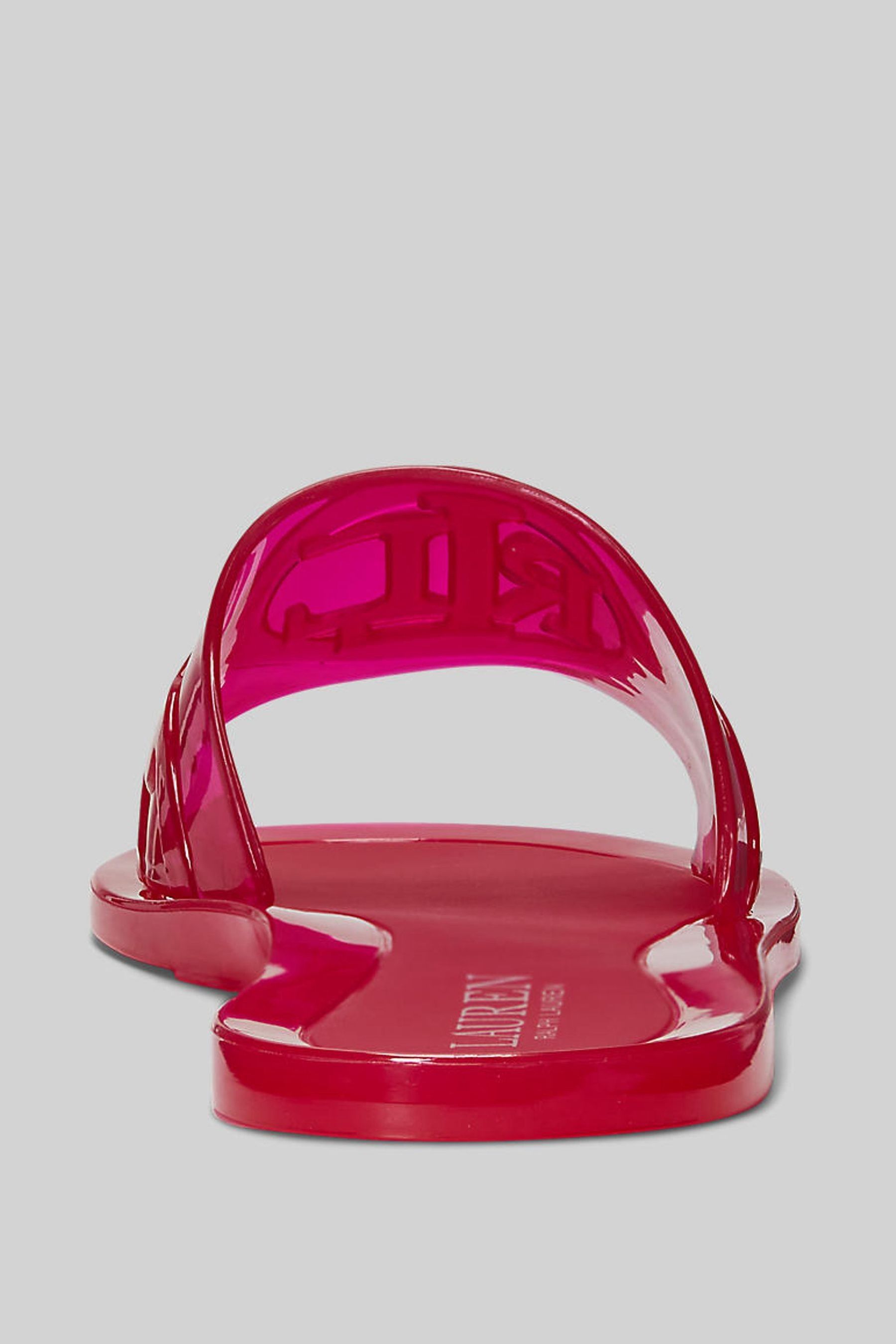 Buy Lauren Ralph Lauren Pink Alegra Jelly Sliders from Next Luxembourg