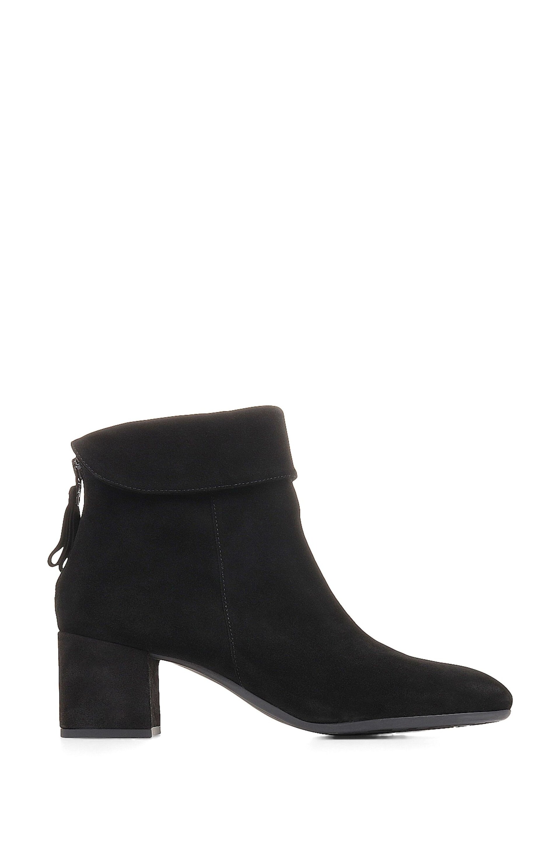 Jones Bootmaker Black Lylah Heeled Suede Ankle Boots - Image 2 of 6