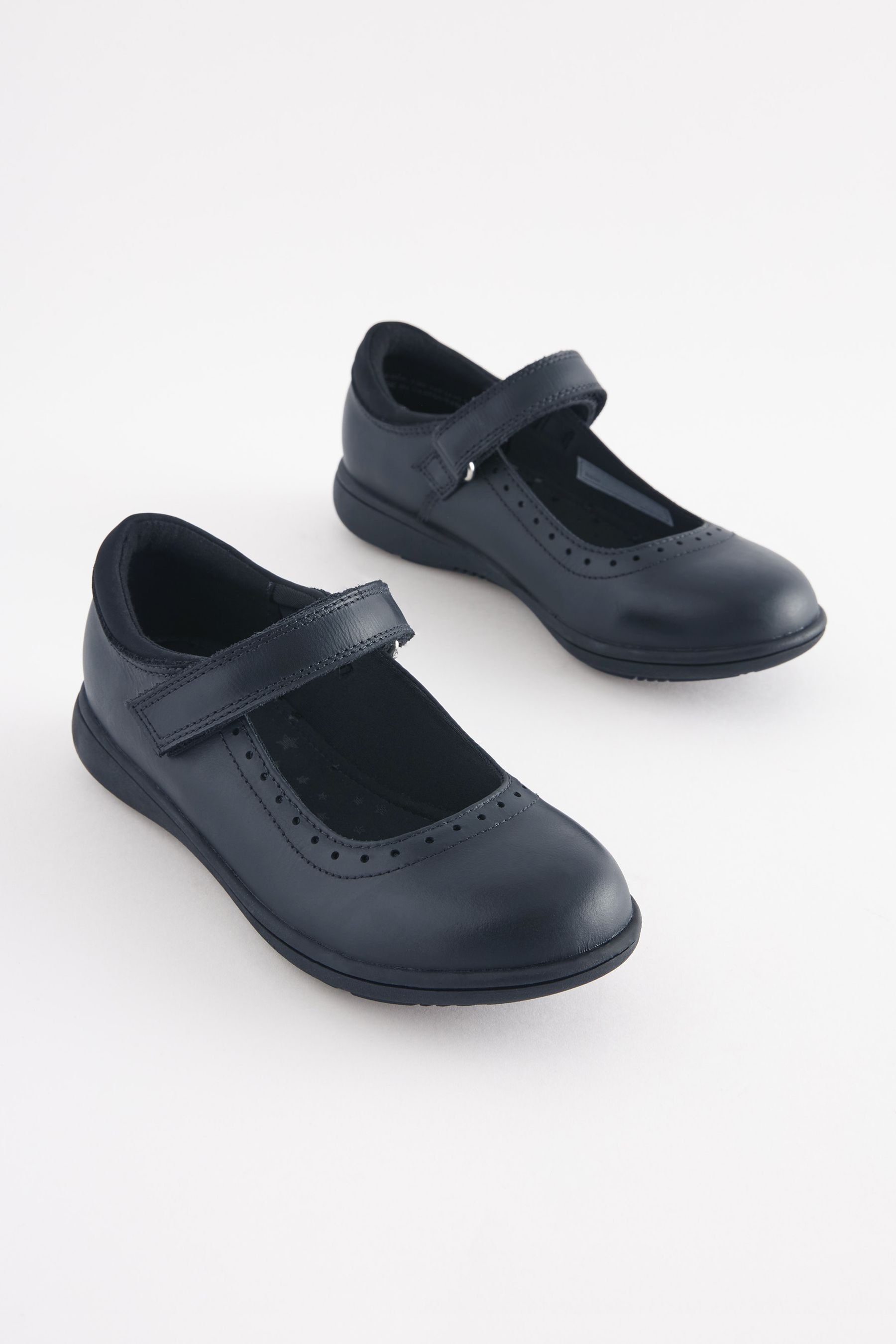 Navy blue shoes for school shop