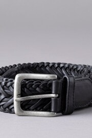 Lakeland Leather Howbeck Leather Braided Belt - Image 3 of 3