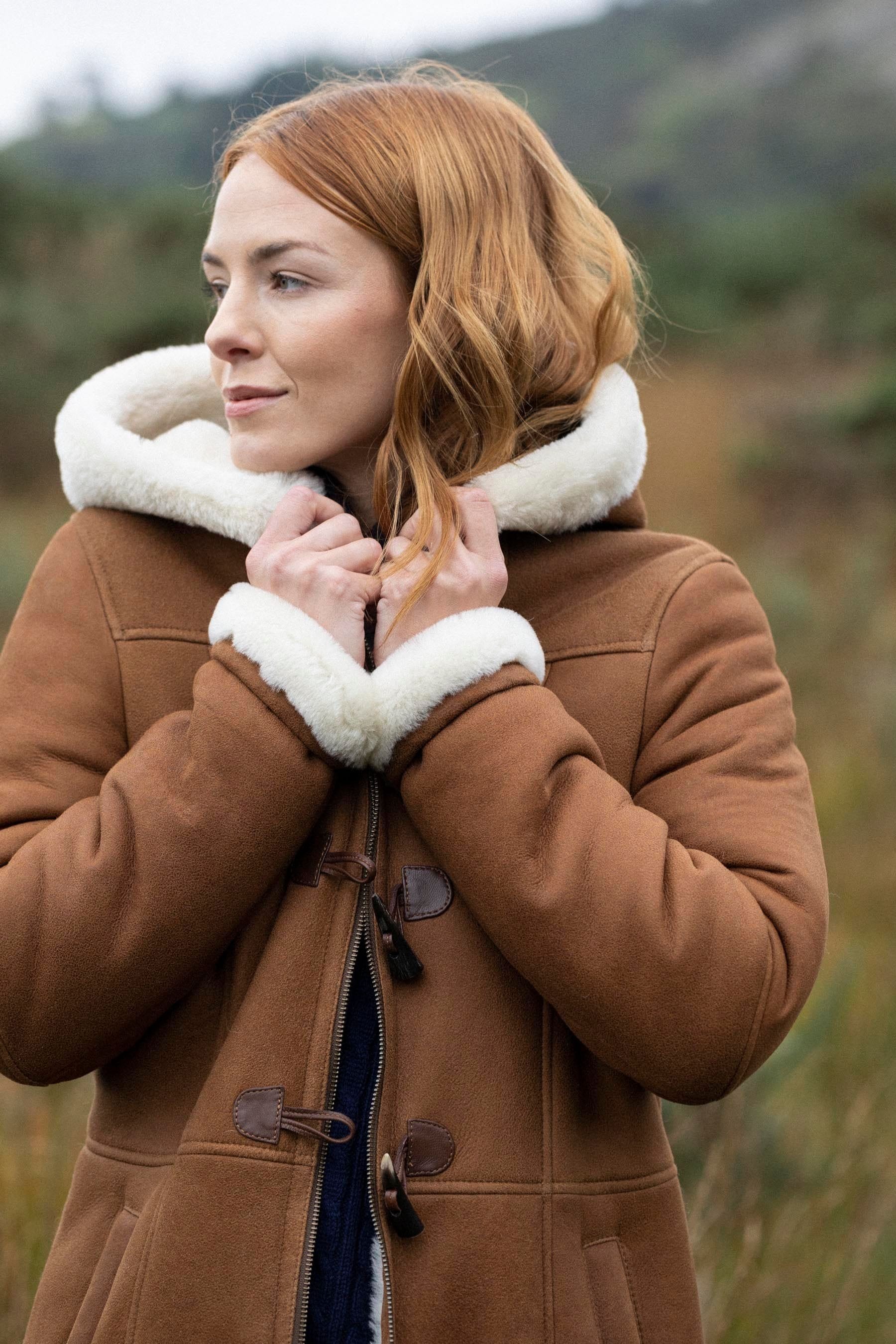 Lakeland sheepskin coat on sale