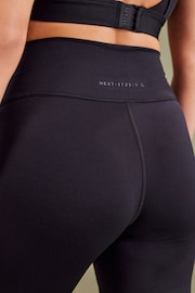 Black Super Soft Flared Yoga Sports Leggings - Image 5 of 8