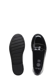 Clarks Black Multi Fit Patent Scala Loafer Shoes - Image 7 of 7