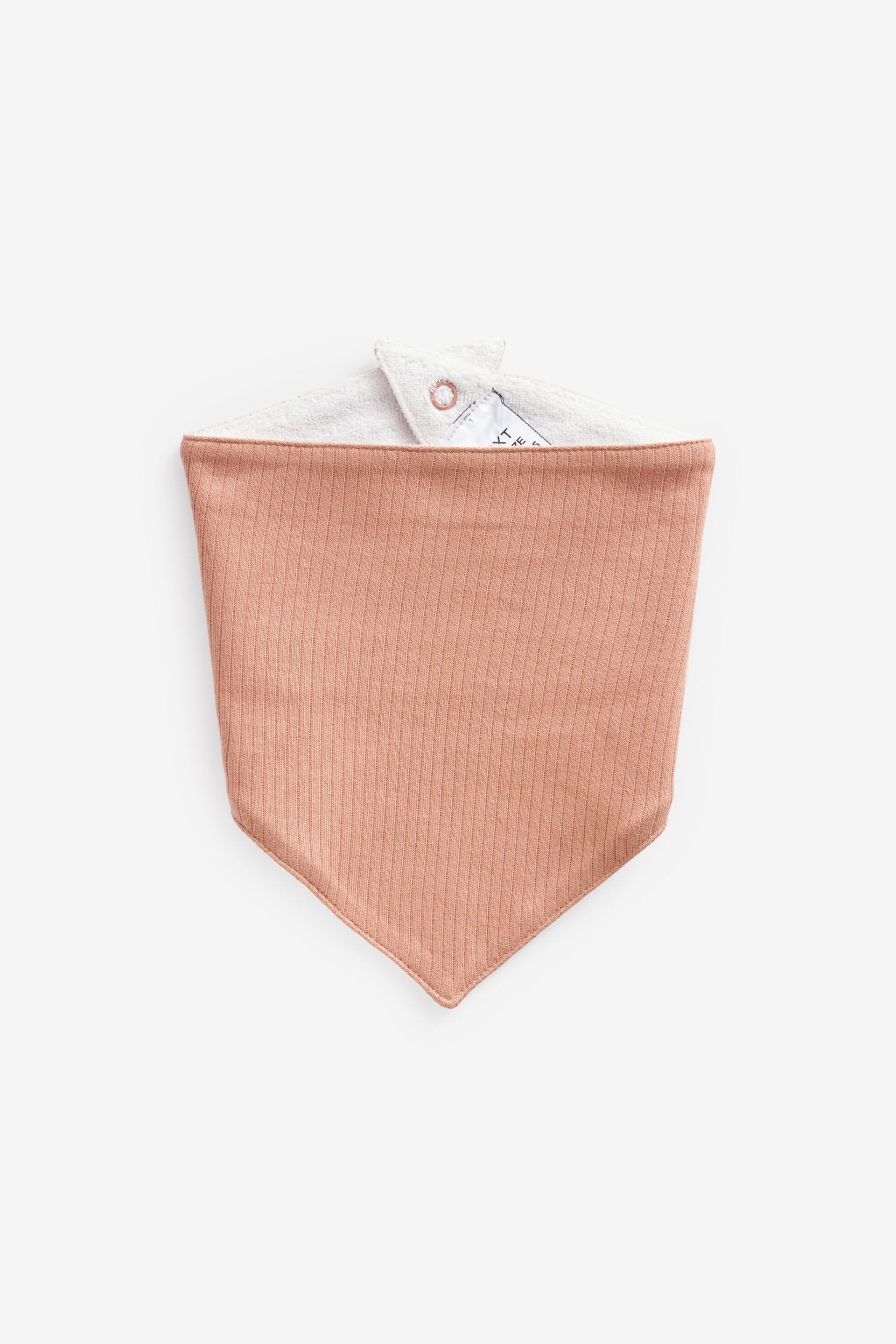 Peachy Pink 3 Pack Baby Bibs - Image 3 of 4