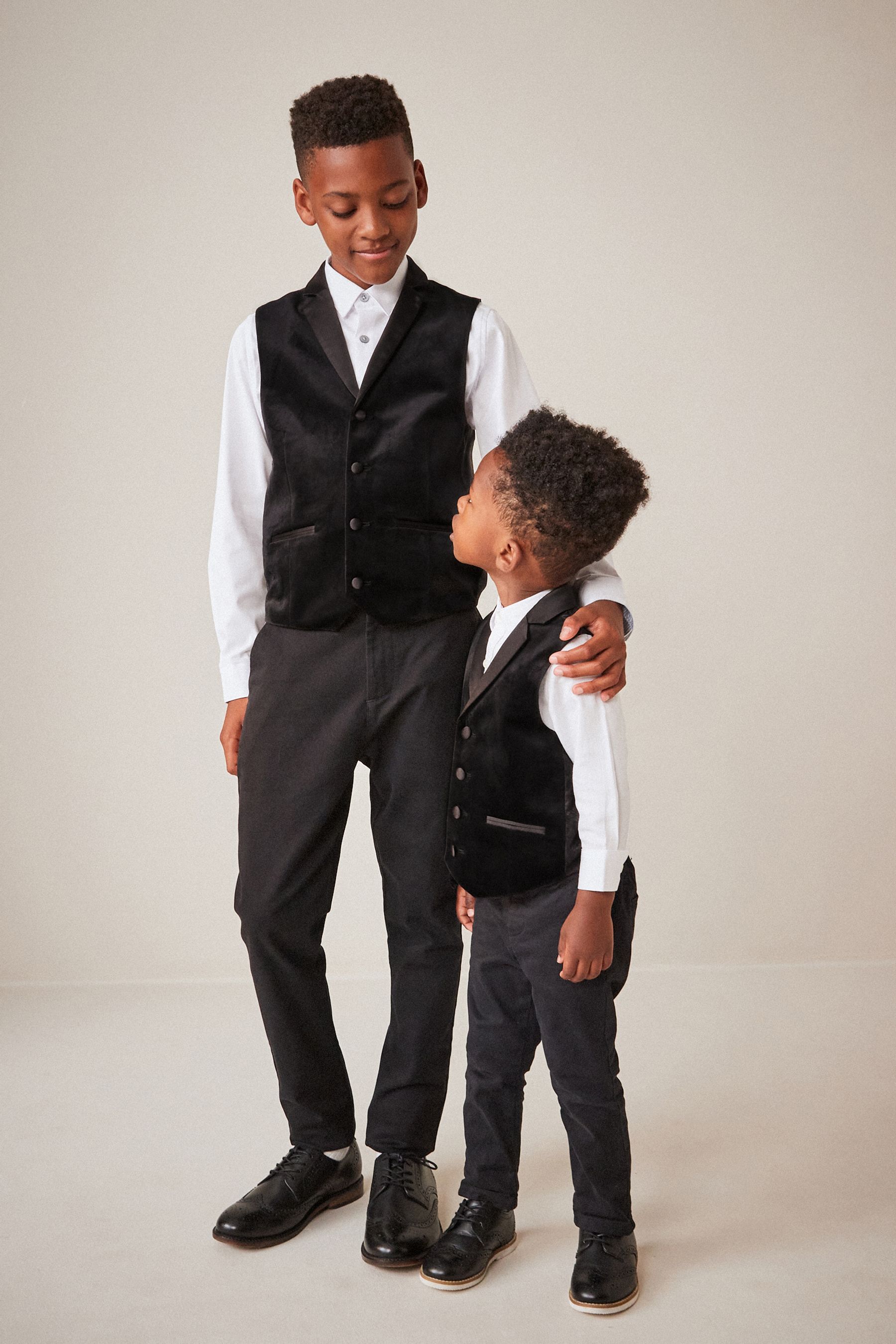 Buy Black Velvet Waistcoat 3 16yrs from Next Luxembourg