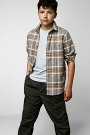 Grey Long Sleeve Check Shirt (3-16yrs) - Image 2 of 6