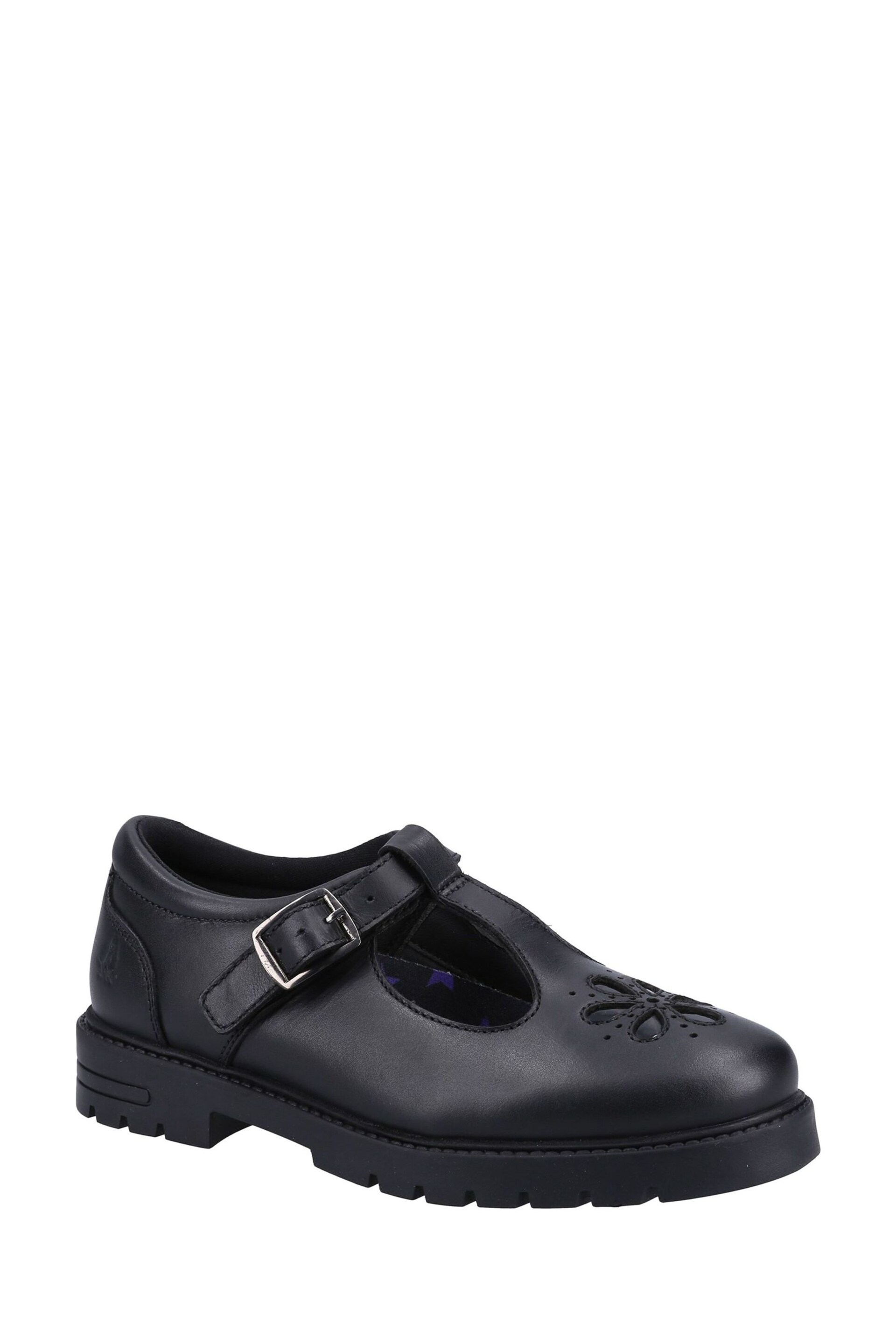 Hush Puppies Fiona Senior Black Shoes - Image 3 of 4