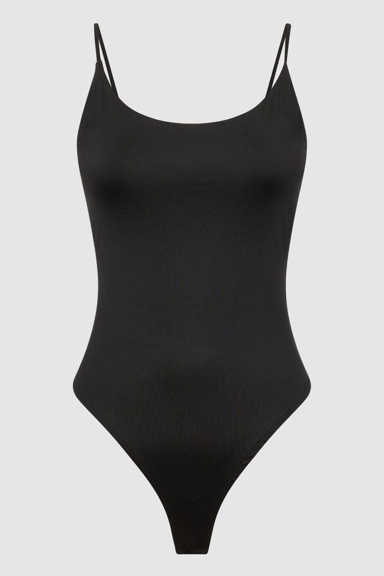 Reiss Black Lucy Strappy Body - Image 2 of 7