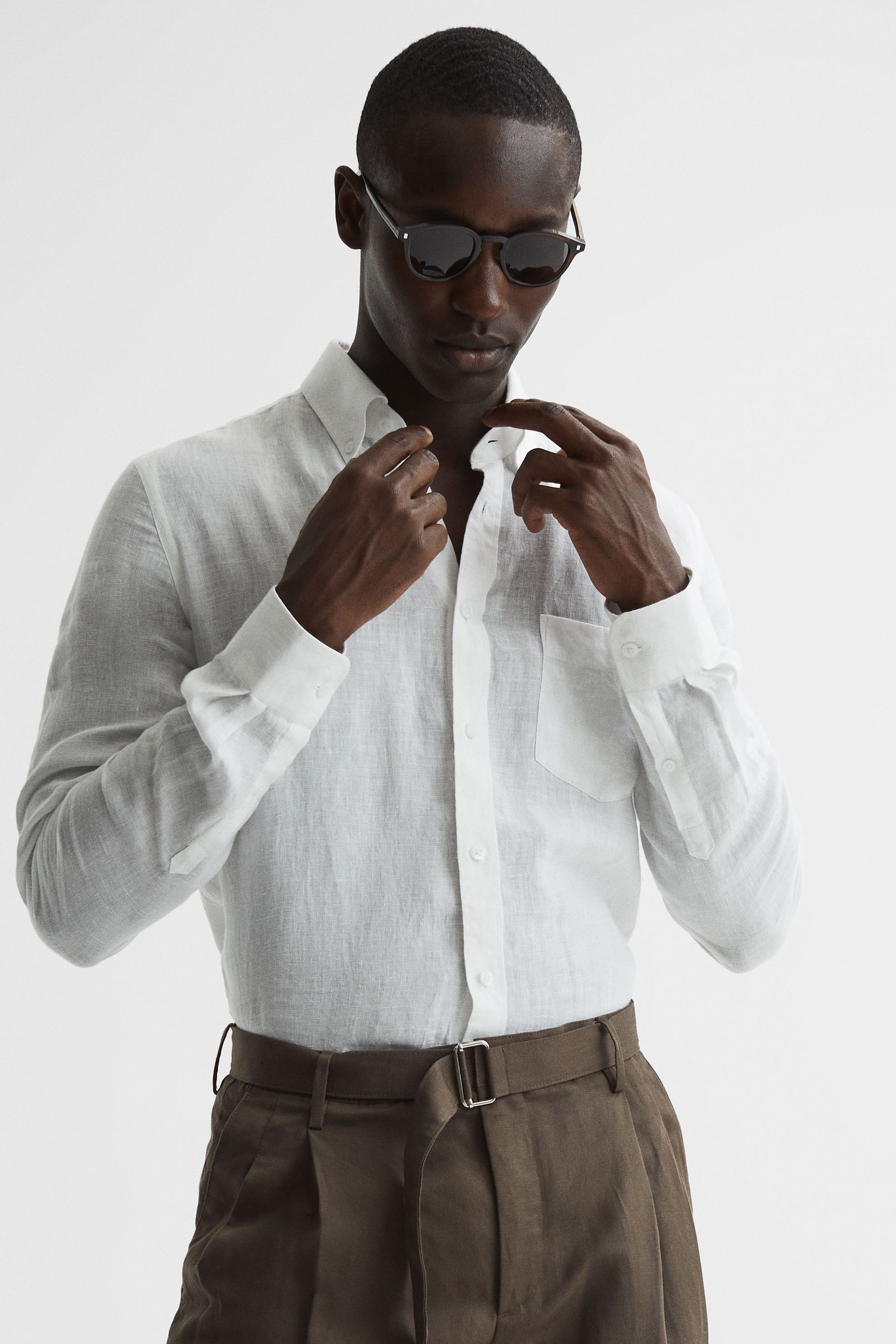 Reiss linen shirt hotsell