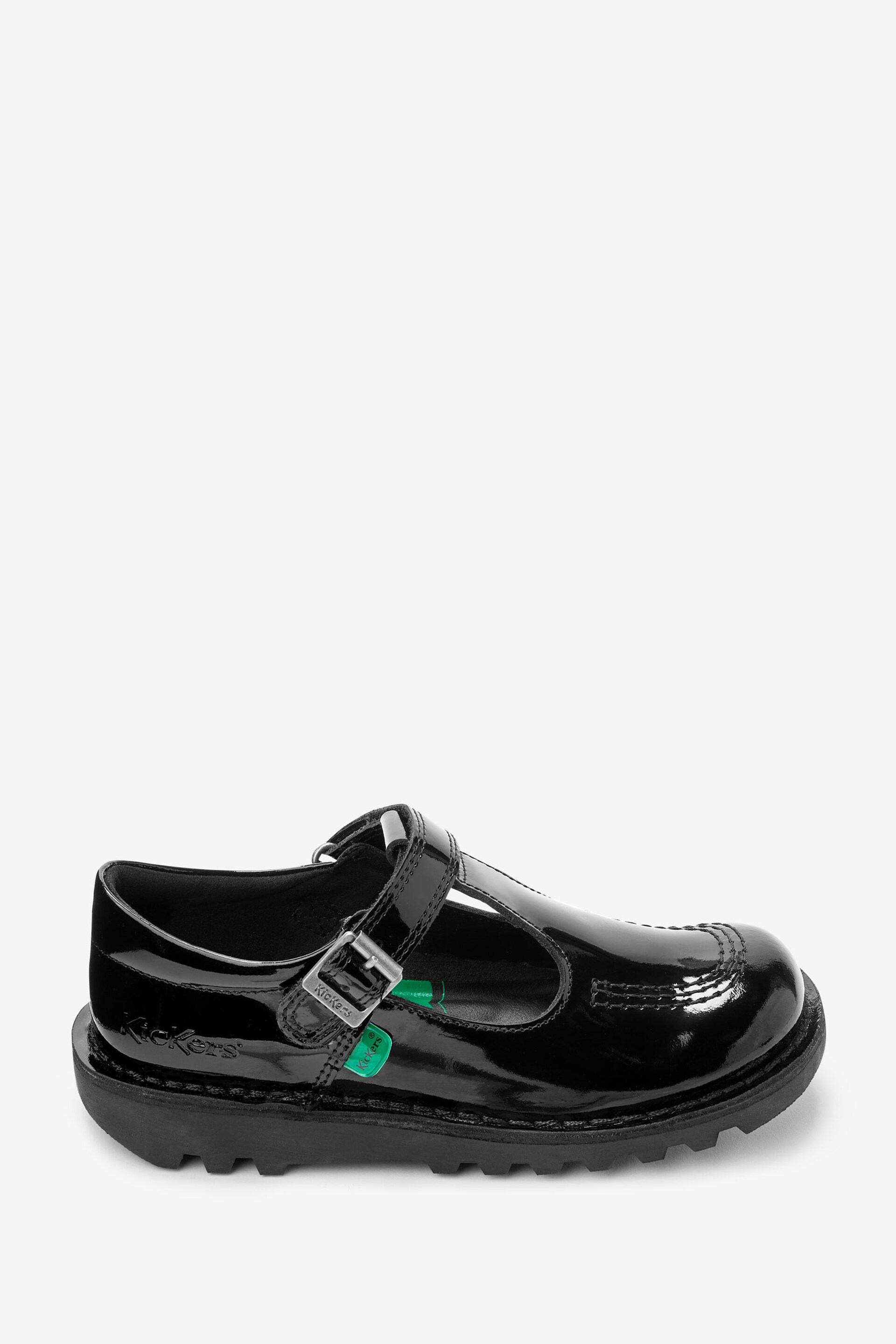 Kickers Junior Black Patent Leather Shoes - Image 1 of 1
