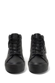 Kickers Black Youth Tovni Hi Stack Chain Leather Trainers - Image 5 of 6