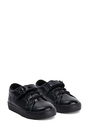 Kickers Black Infant Tovni Lo Velcro Bloom Patent Leather Trainers - Image 3 of 5