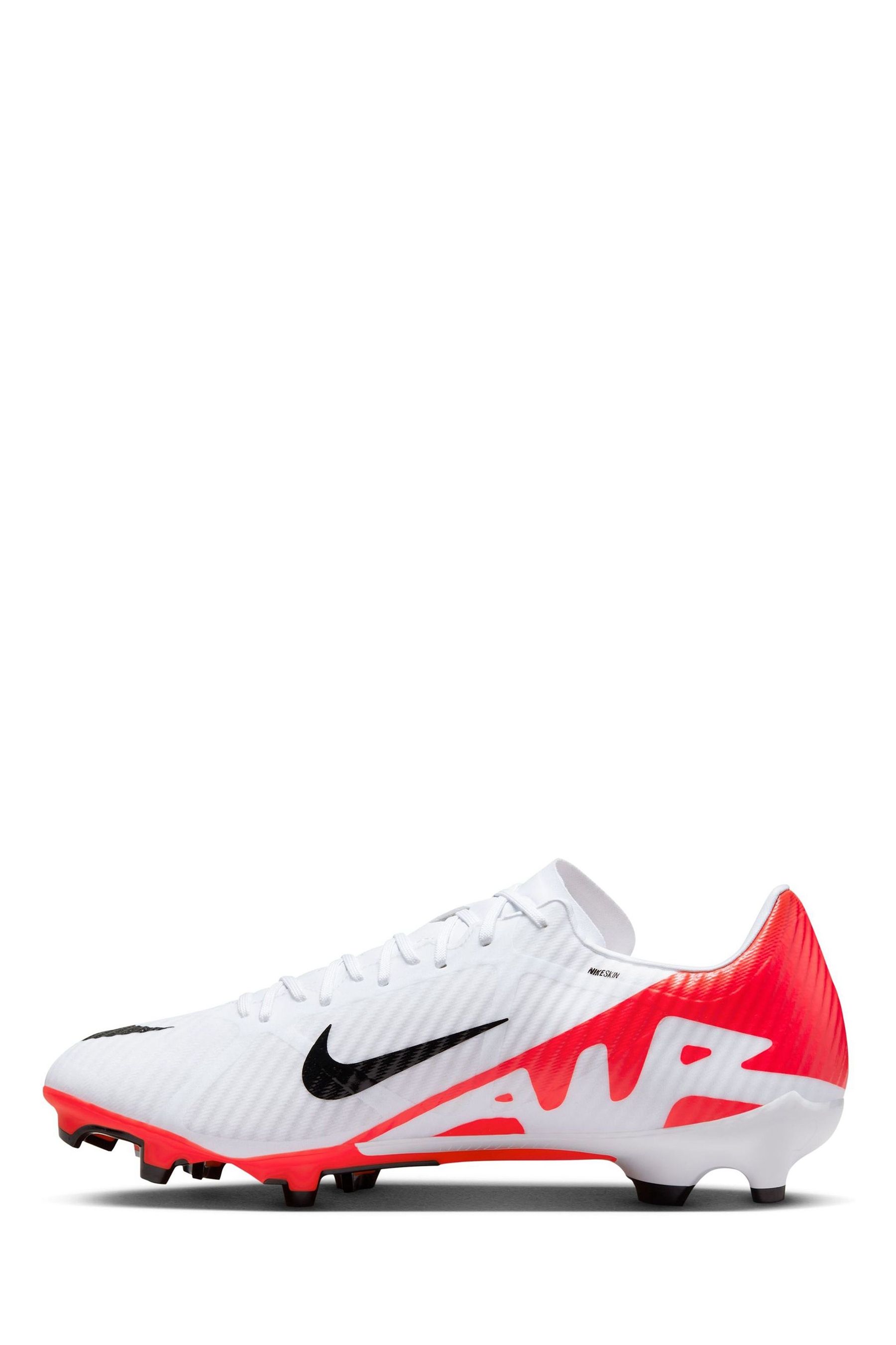 Nike red and white cleats sale