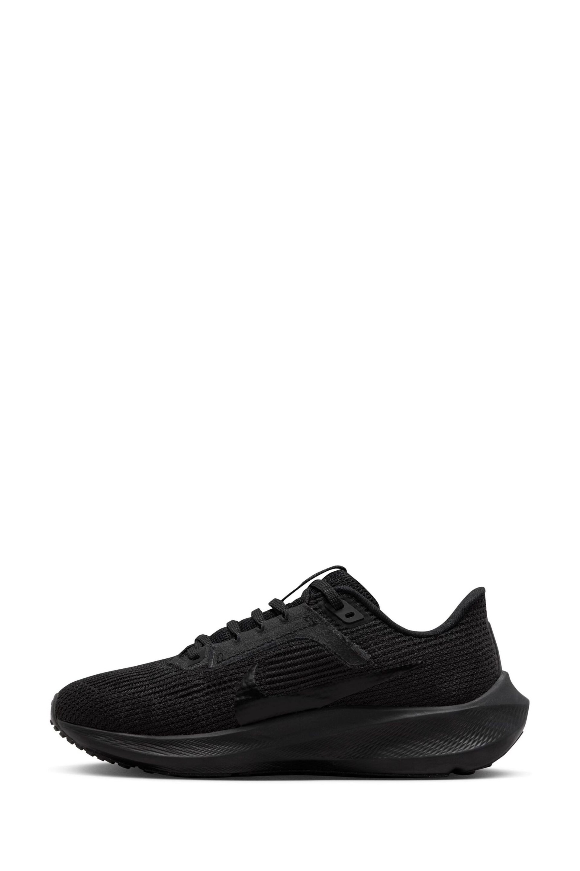 Nike Black Air Zoom Pegasus 40 Road Running Trainers - Image 2 of 9