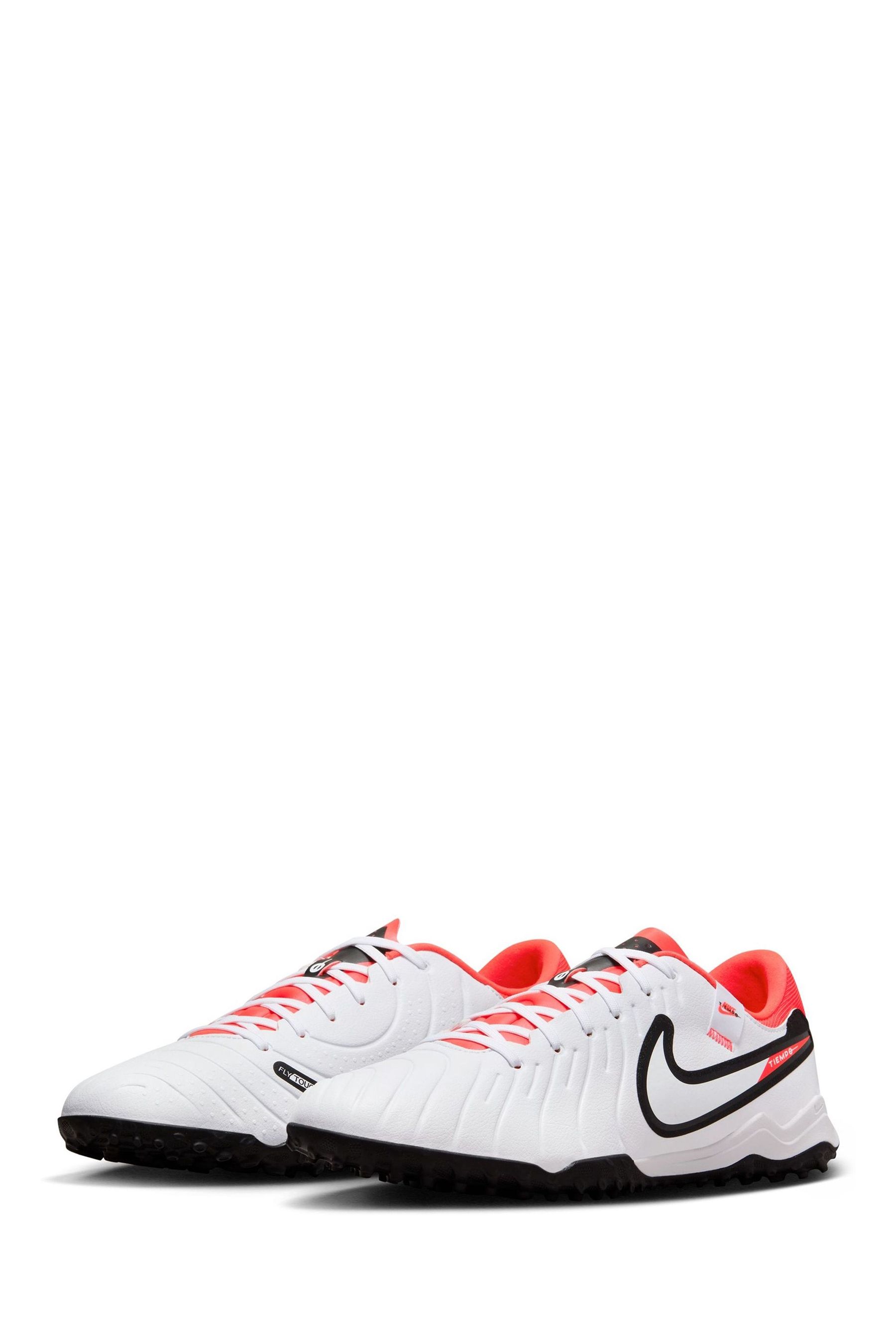 Buy Nike White Tiempo Legend 10 Academy Turf Football Boots from Next Ireland