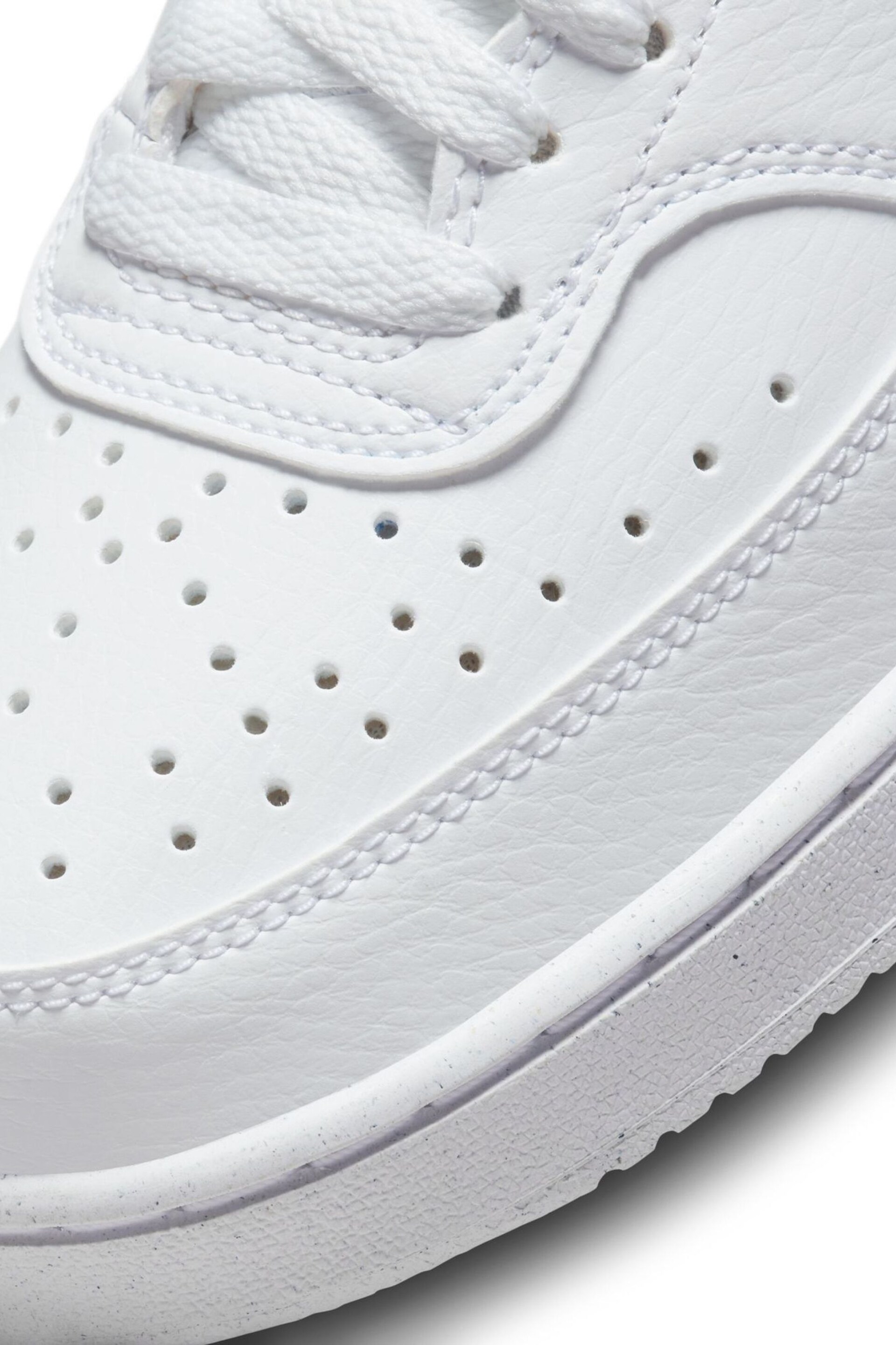 Nike White Court Vision Low Trainers United in Victory - Image 11 of 12
