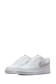 Nike White Court Vision Low Trainers United in Victory - Image 5 of 11