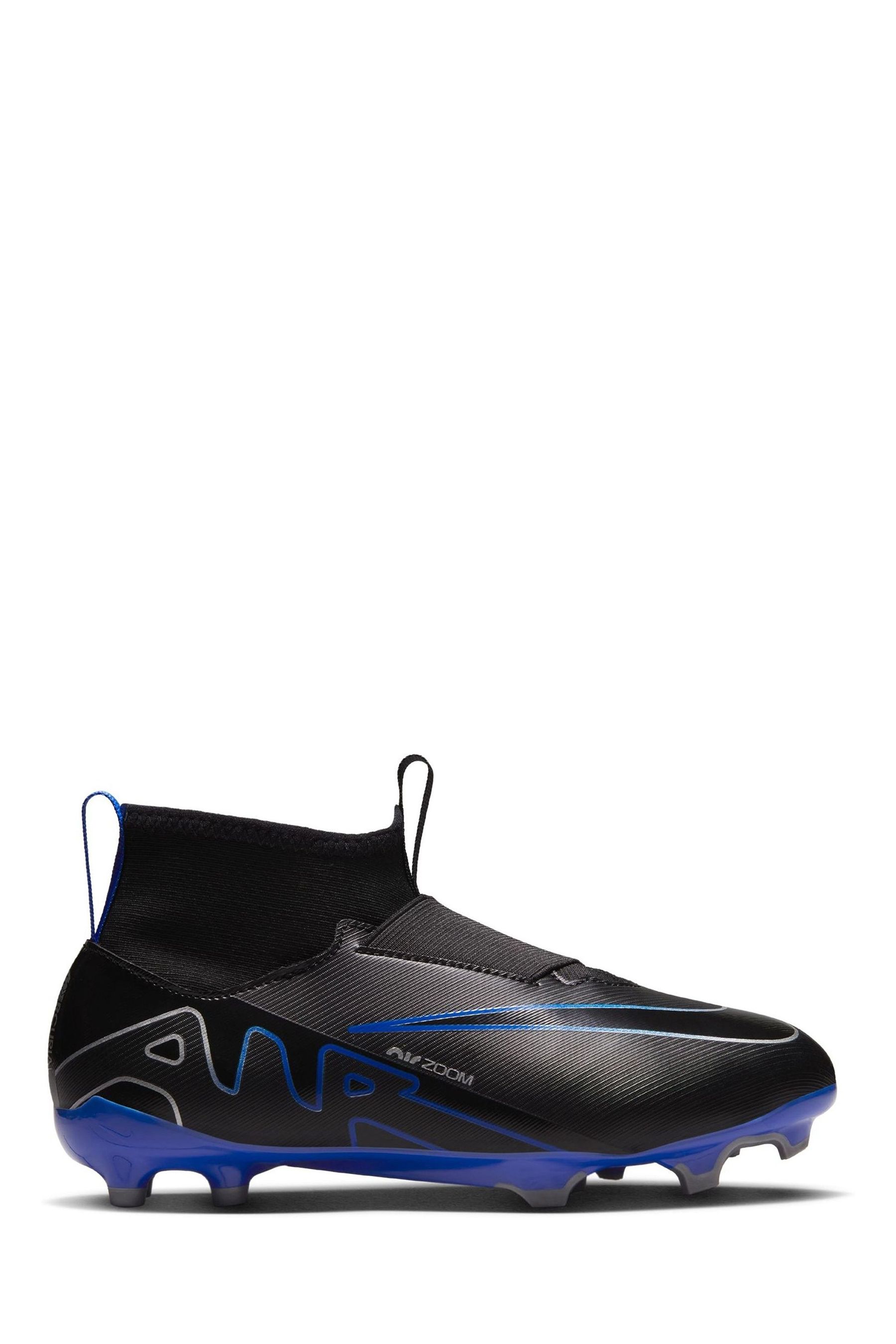 Buy Nike Black Kids Zoom Mercurial Superfly 9 Firm Ground Football Boots from Next Luxembourg