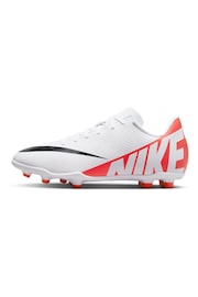 Nike Jr. Red Mercurial Vapor 15 Club Firm Ground Football Boots - Image 3 of 11