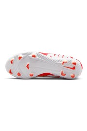 Nike Jr. Red Mercurial Vapor 15 Club Firm Ground Football Boots - Image 6 of 11
