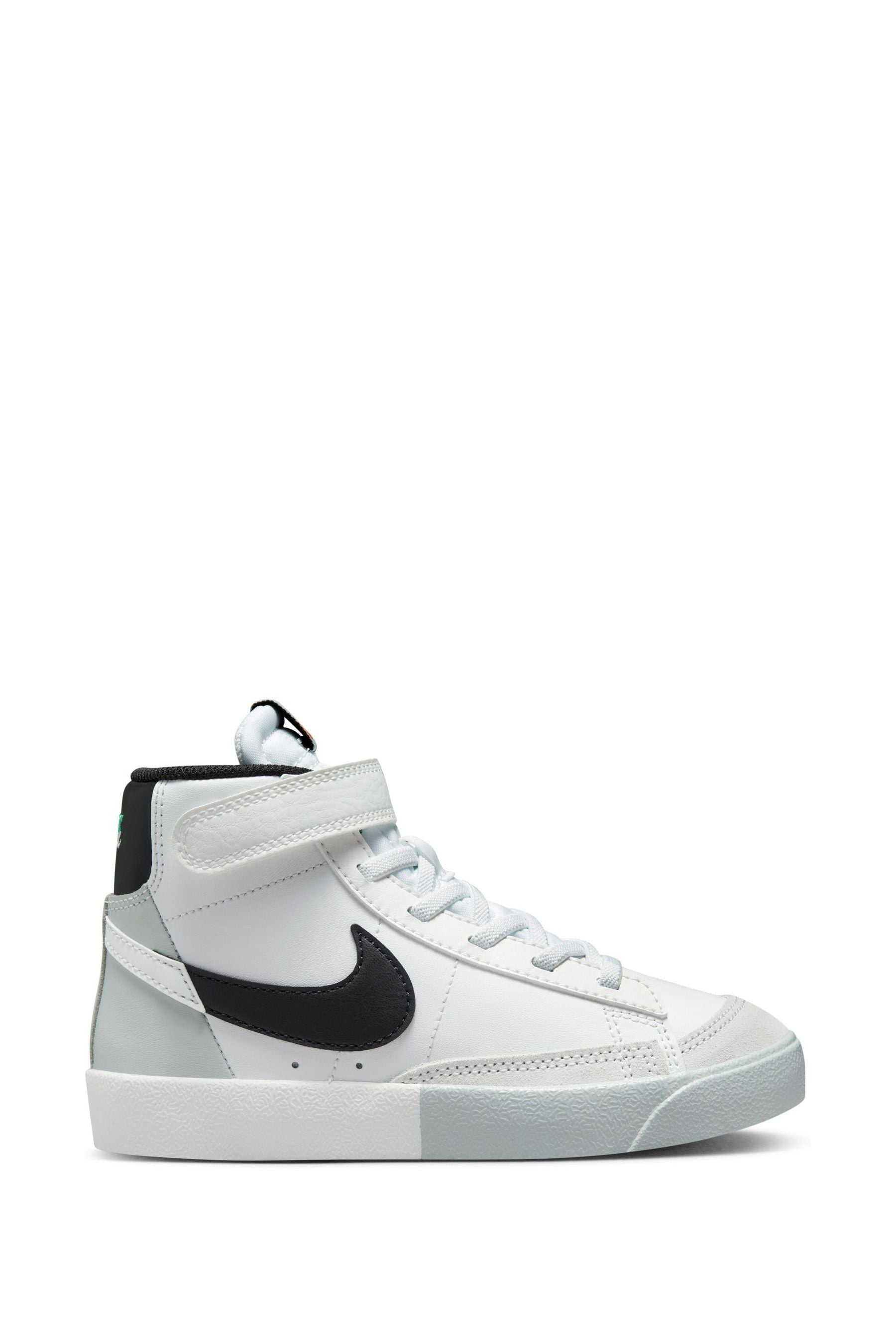 Buy Nike White Black Blazer Mid 77 SE Junior Trainers from Next Poland