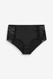 Black Short Modal & Lace Knickers 3 Pack - Image 2 of 2