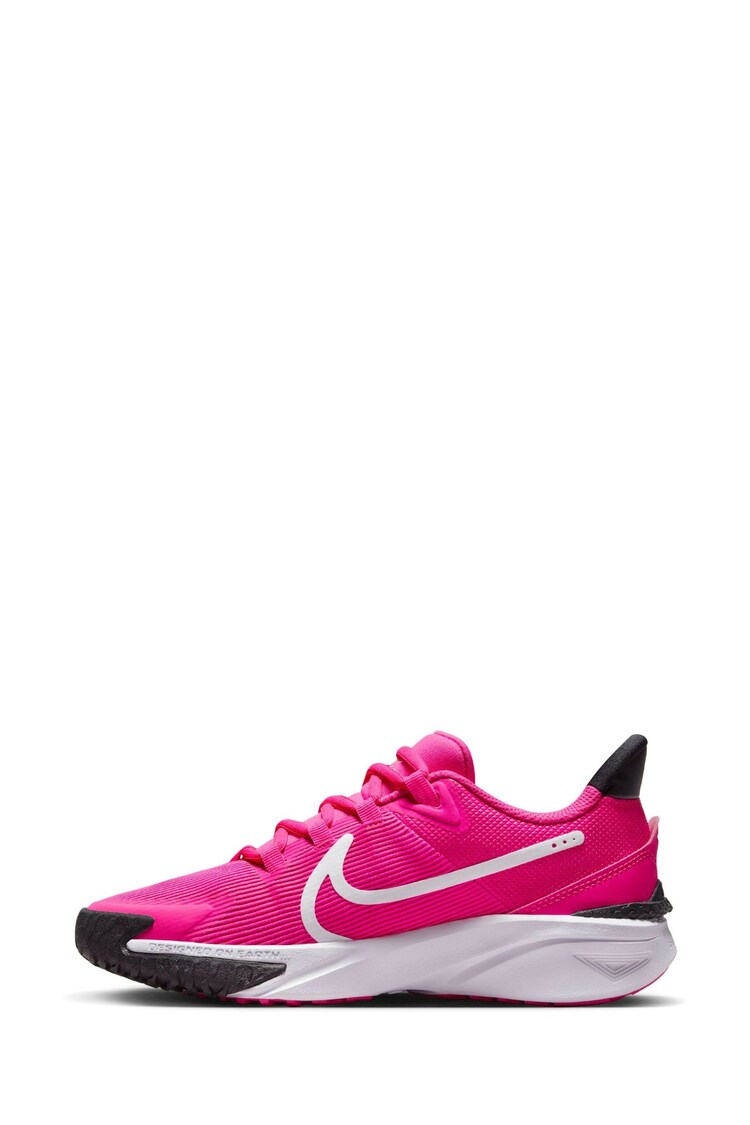 Nike Pink Youth Star Runner 4 Trainers - Image 5 of 11