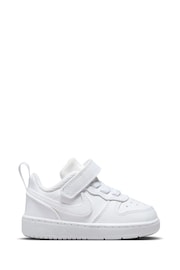 Nike White Infant Court Borough Low Recraft Trainers - Image 2 of 11
