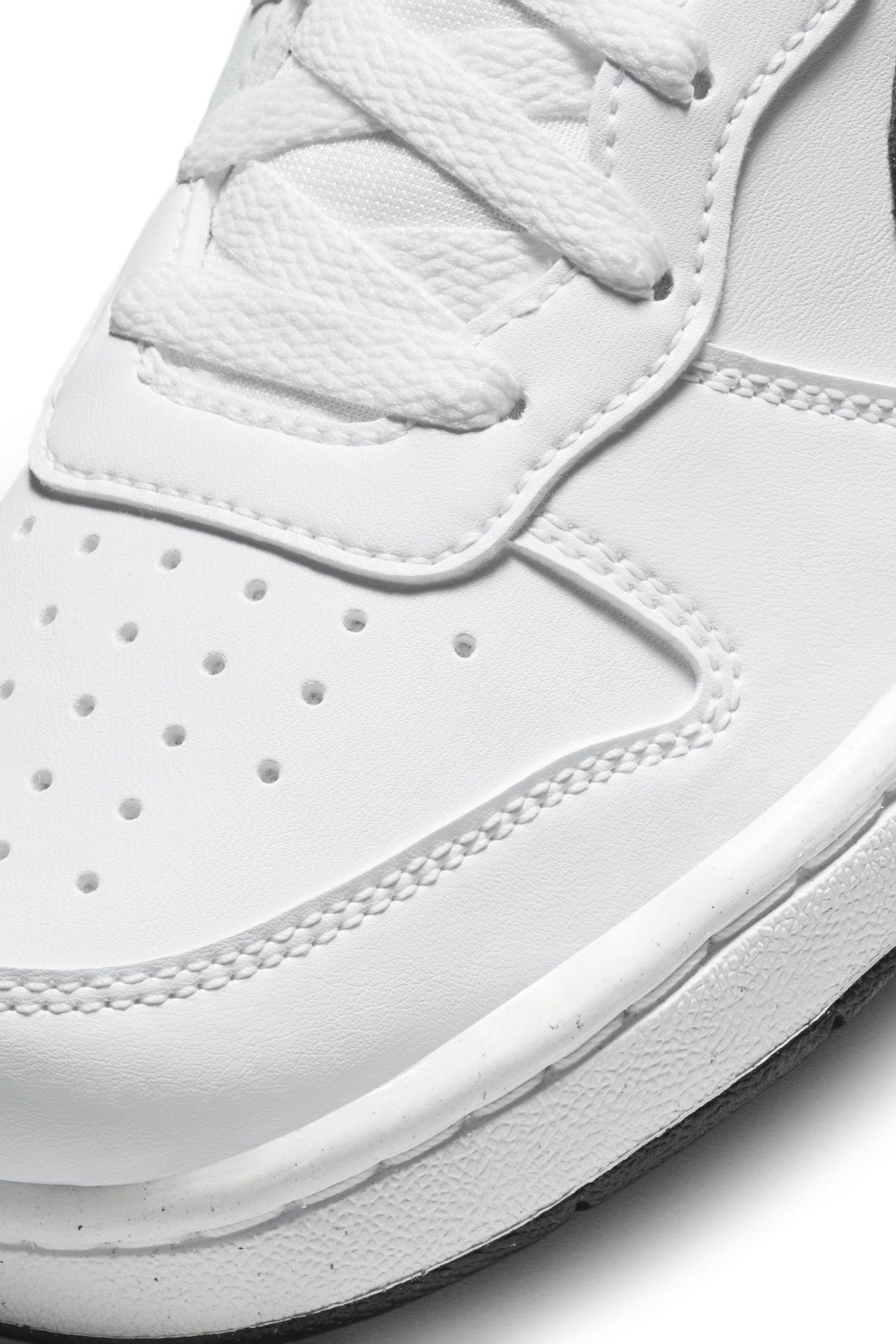 Court borough low white sale