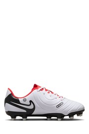 Nike White Jr Tiempo Legend 10 Club Multi Ground Football Boots - Image 3 of 11