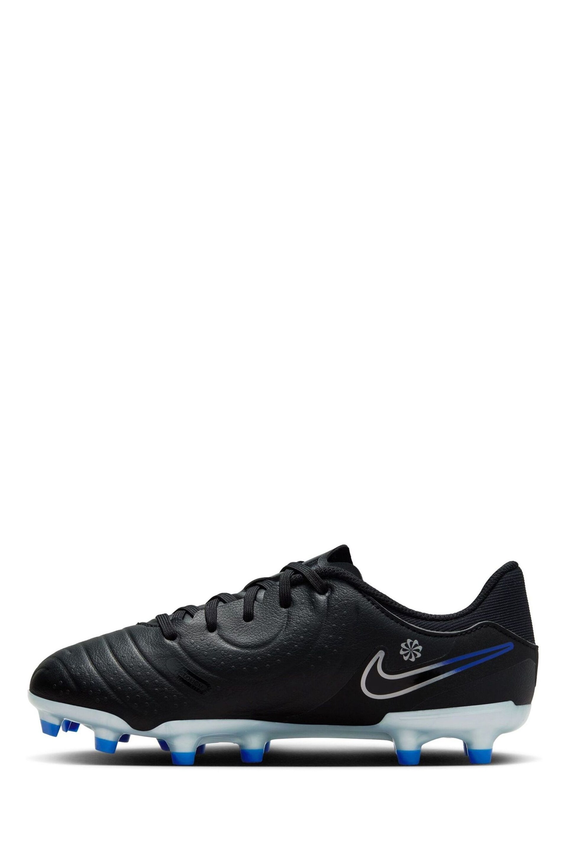 Nike Black Jr. Tiempo Legend 10 Academy Multi Ground Football Boots - Image 5 of 11